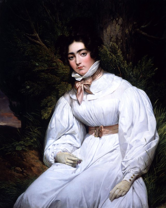 Portrait of a Young Woman by Horace Vernet