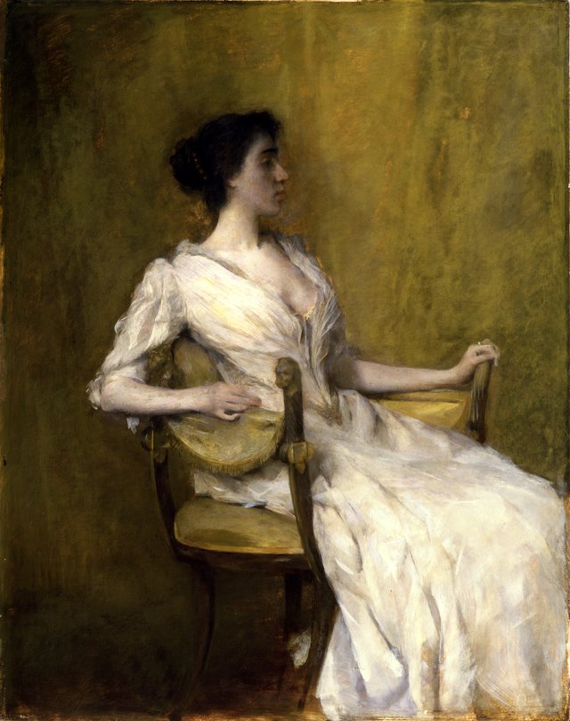 Lady in White by Thomas Dewing