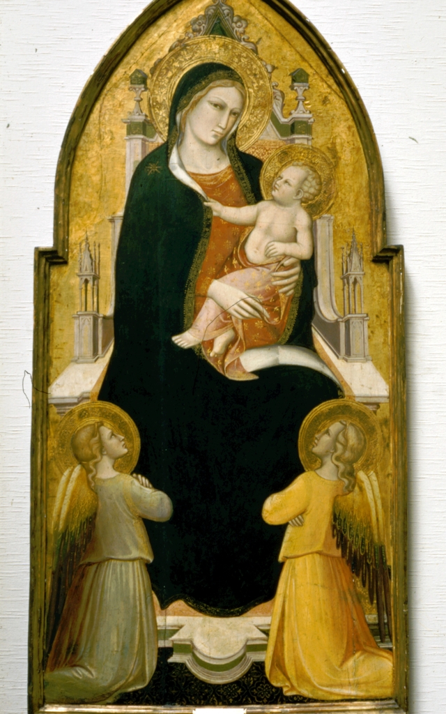 Madonna and Child Enthroned with Angels by Spinello Aretino