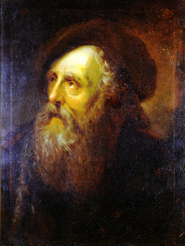 Portrait of an Old Jew by Antoine Pesne