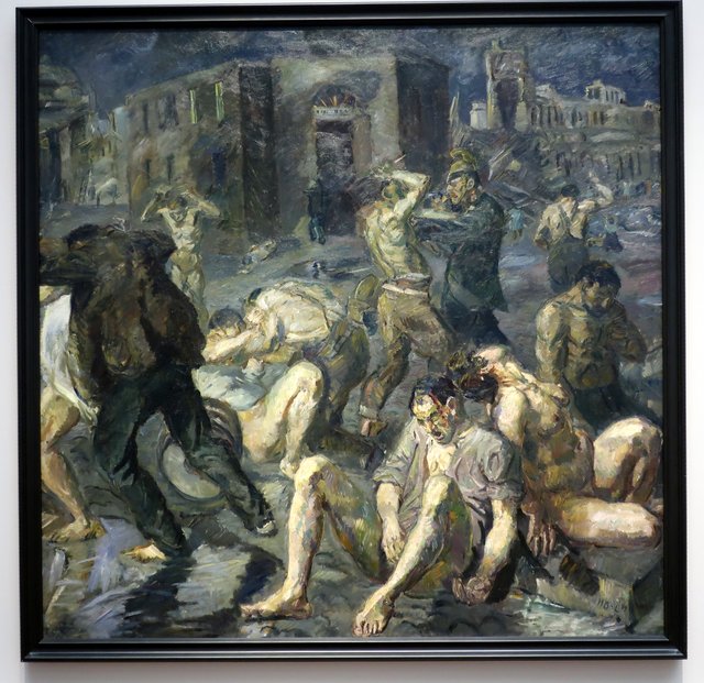 Scene from the Destruction of Messina by Max Beckmann