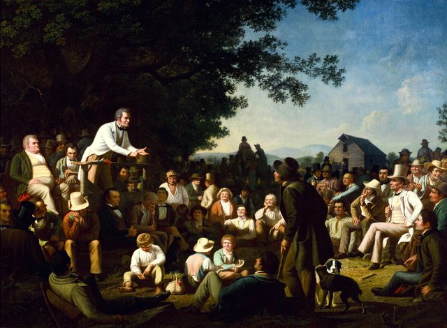 Stump Speaking by George Caleb Bingham