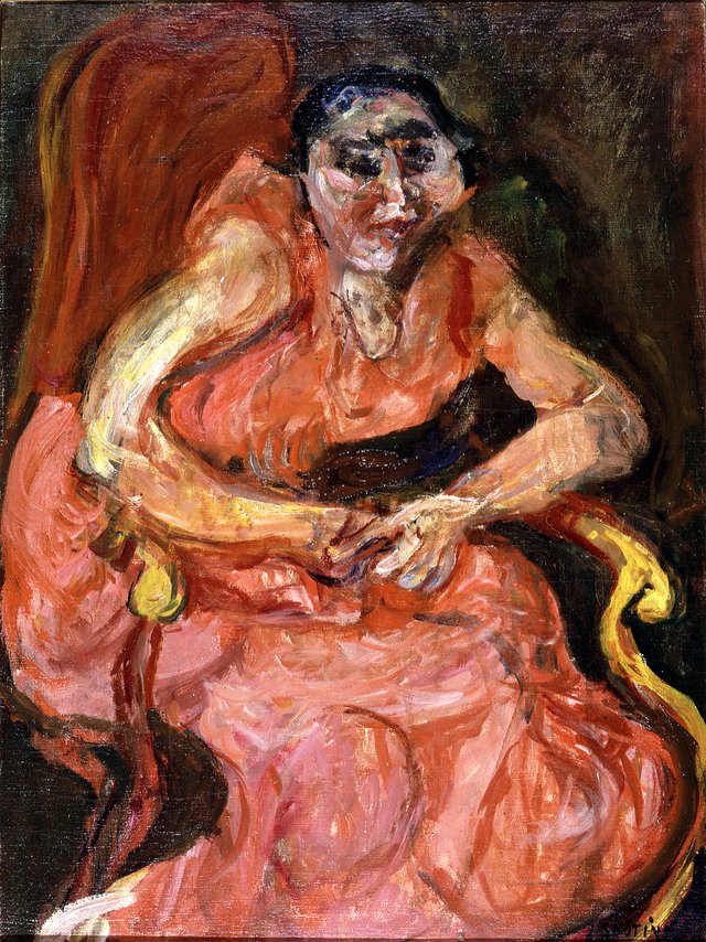 Woman in Pink by Chaïm Soutine