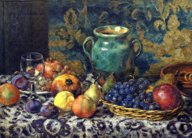 Still Life with a Green Pitcher by Józef Pankiewicz