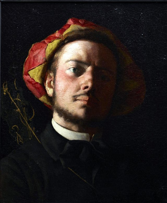 Portrait of an Unknown Sitter as a Troubadour by Frédéric Bazille