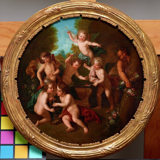 The Blacksmith Cupids by Charles-Antoine Coypel