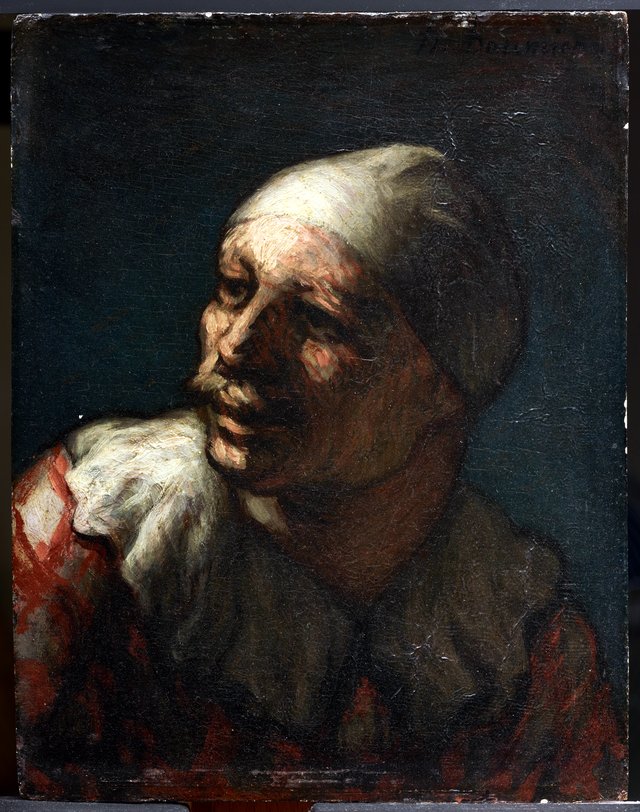 Head of Pasquin by Honoré Daumier