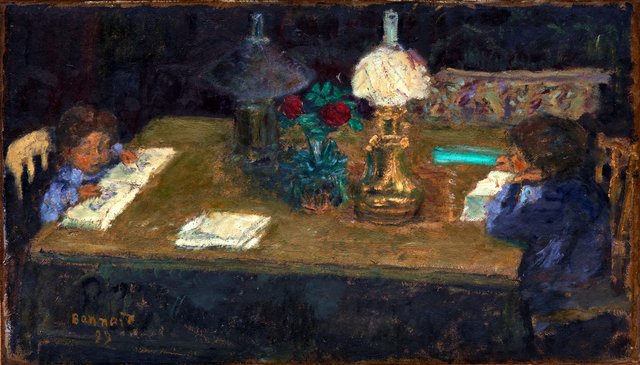 Interior: The Terrasse Children by Pierre Bonnard
