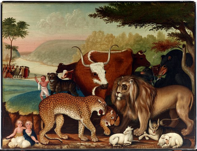 The Peaceable Kingdom by Edward Hicks