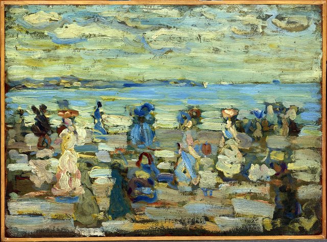 Beach Scene by Maurice Prendergast