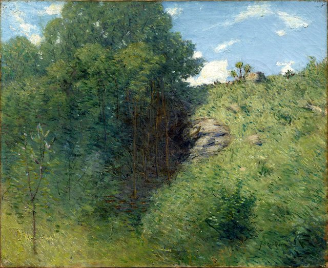 Ravine near Branchville by J. Alden Weir