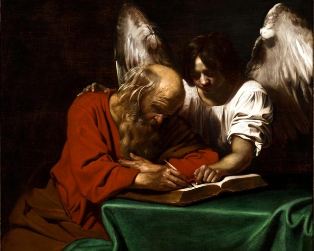 Saint Matthew and the Angel by Nicolas Régnier