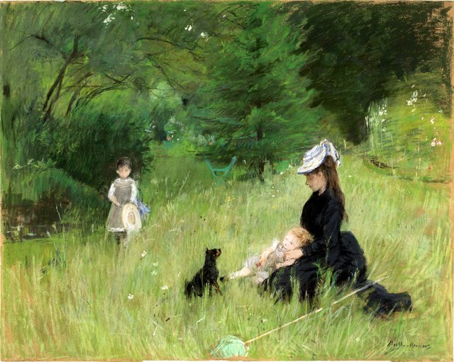In a Park by Berthe Morisot