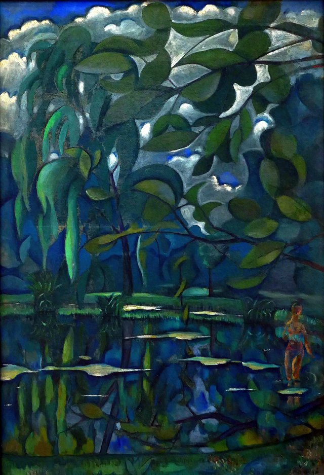 Le lac by Vladimir Baranov-Rossiné