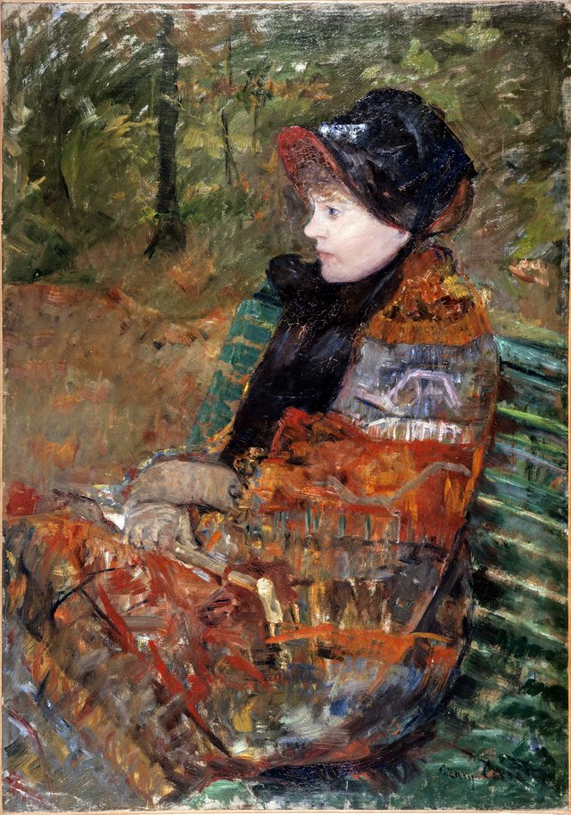 Autumn, Portrait of Lydia Cassatt by Mary Cassatt