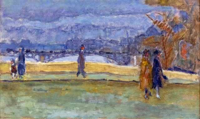The Bridge of Saints Pères by Pierre Bonnard