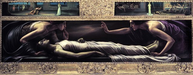 Death of Saint Ines by Julio Romero de Torres