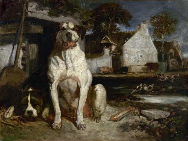 Watchdogs by Alexandre-Gabriel Decamps