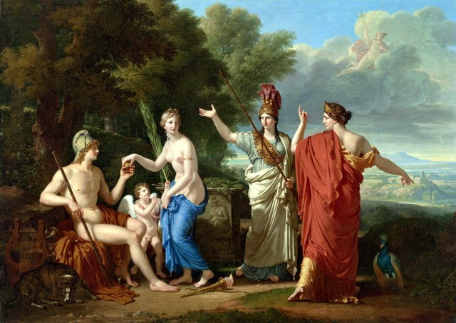 The Judgment of Paris by François-Xavier Fabre