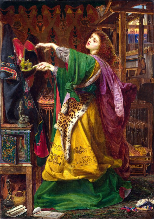Morgan le Fay by Frederick Sandys