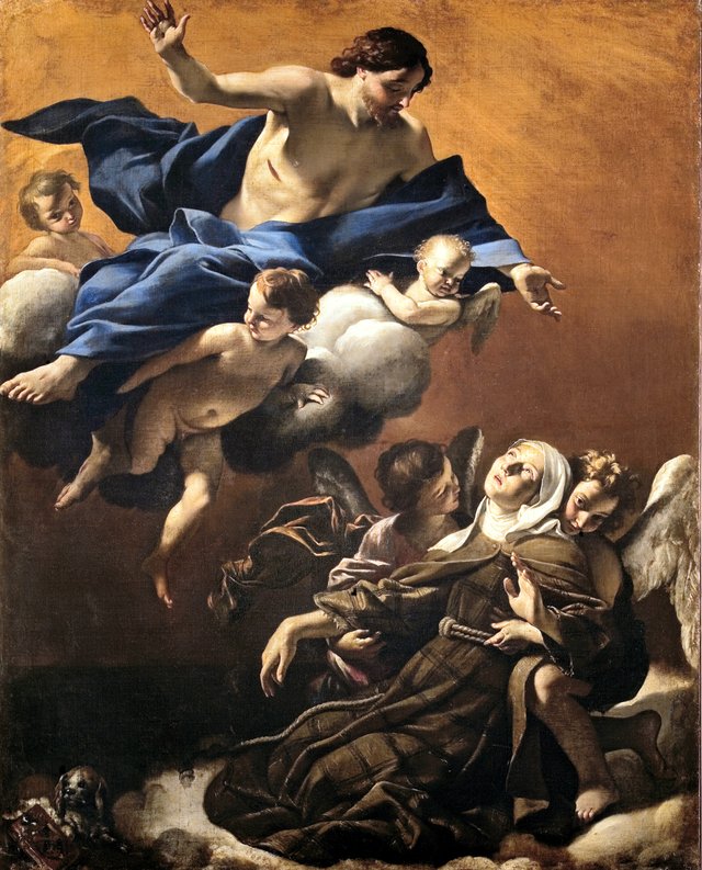 Ecstasy of Saint Margaret of Cortona by Giovanni Lanfranco