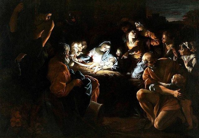 Nativity by Giovanni Lanfranco