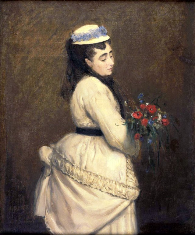 Madam E.G. (Madame Emmanuel Gonzalès, the Artist's Mother) by Eva Gonzalès