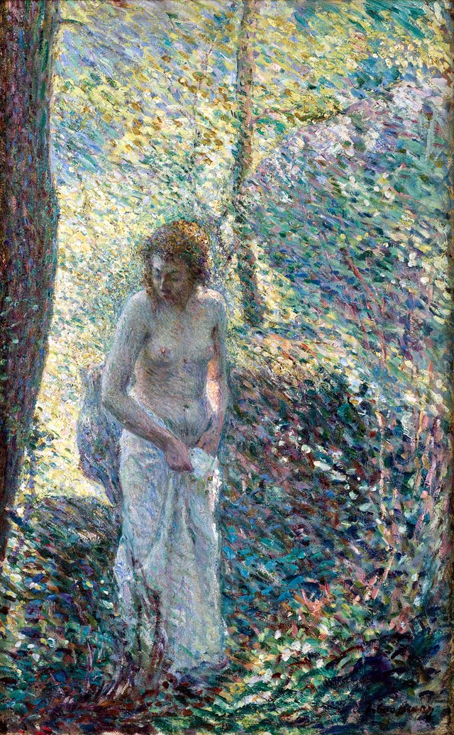 Young Girls in a Wood by Henri Lebasque