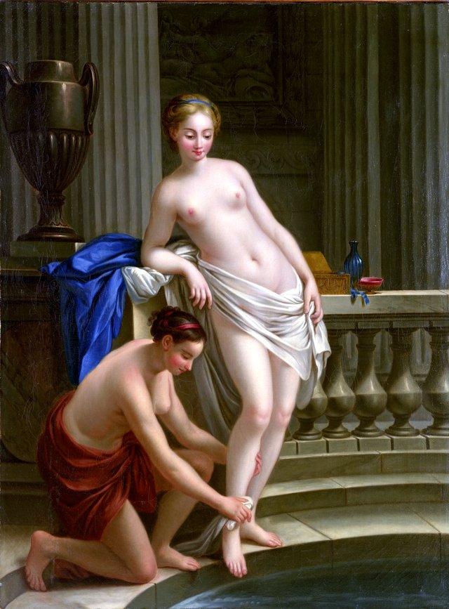 Greek Woman at the Bath by Joseph-Marie Vien