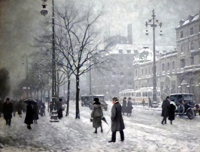 Vesterbrogade, Winter by Paul Fischer