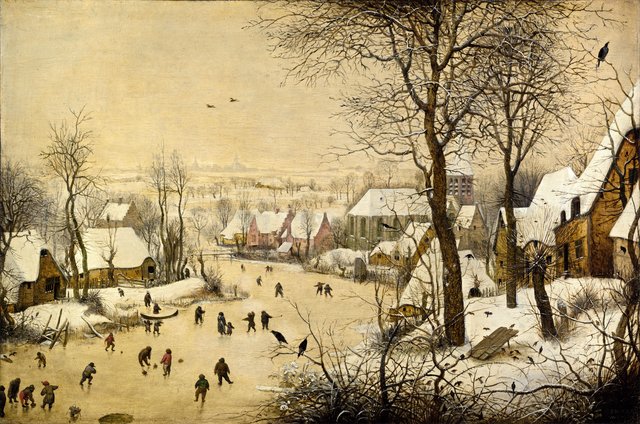 Winter Landscape with a Bird Trap by Pieter Brueghel the Elder