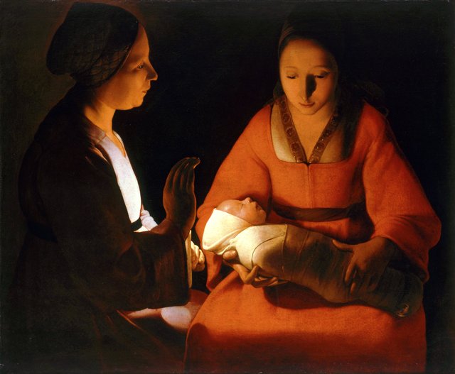The Newborn by Georges de La Tour