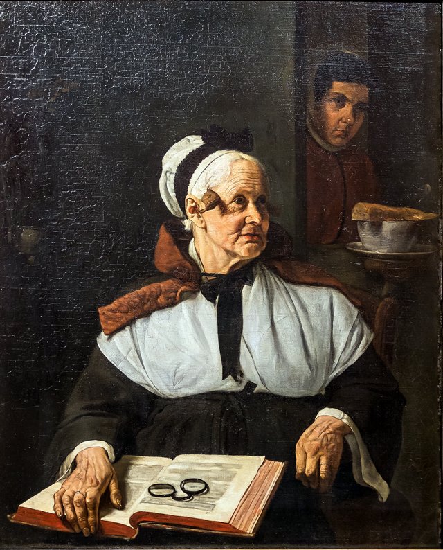 Grandmamma's Breakfast by François Bonvin