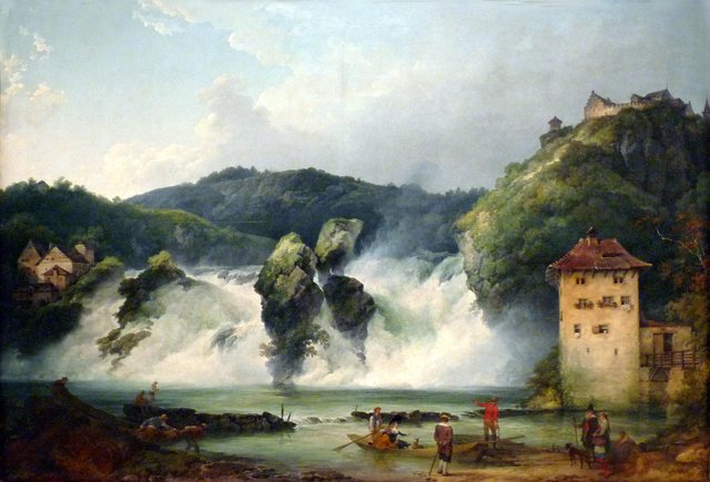 The Falls of the Rhine at Schaffhausen by Philip James de Loutherbourg
