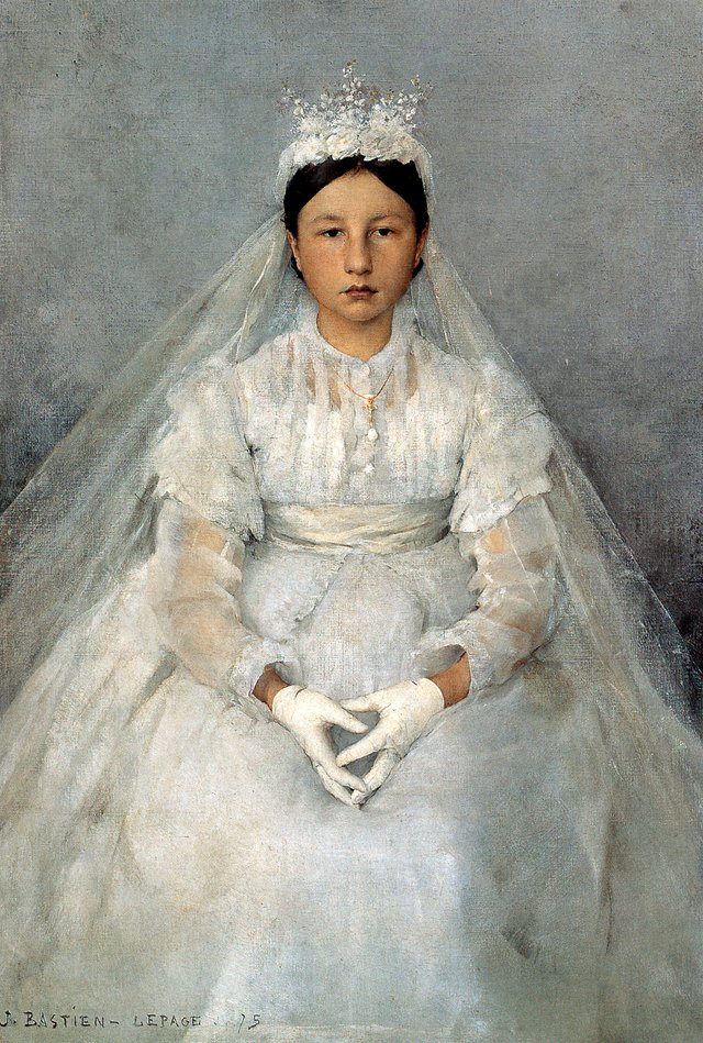The first communion by Jules Bastien-Lepage