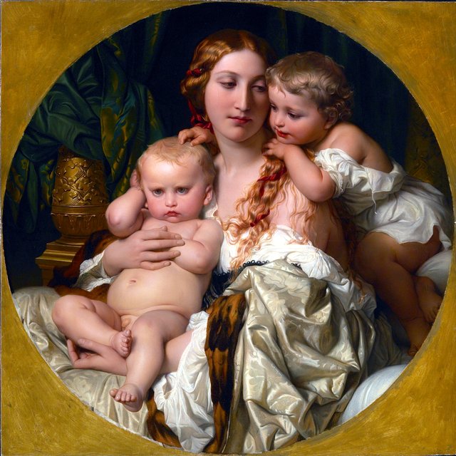 Les joies d'une mère by Paul Delaroche
