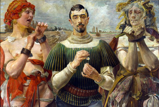Polish Hamlet. Portrait of Aleksander Wielopolski by Jacek Malczewski