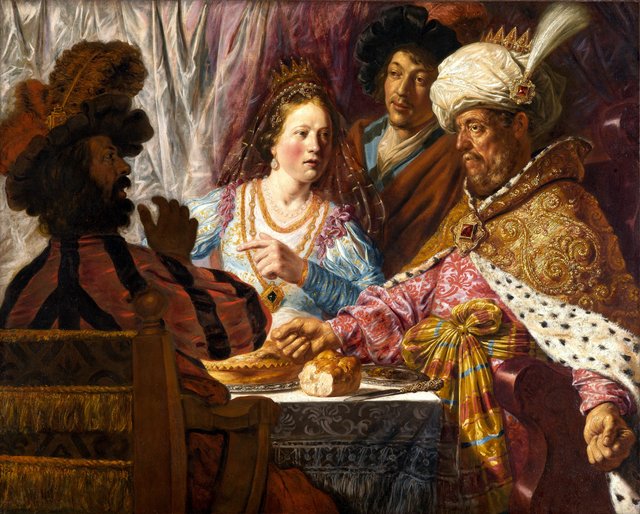 The Feast of Esther by Jan Lievens