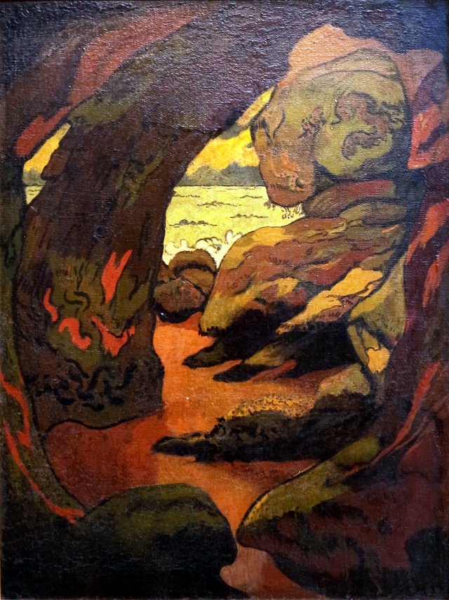 Grotte à Camaret by Georges Lacombe
