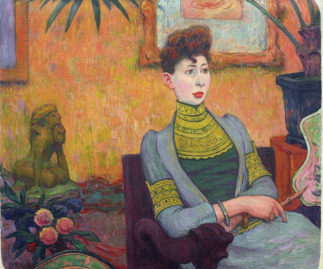 Portrait de Madame Champsaur by Émile Schuffenecker