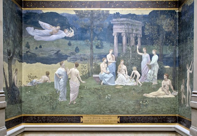Le Bois sacré cher aux arts et aux Muses by Pierre Puvis de Chavannes