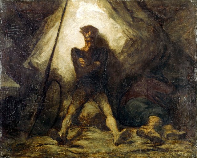 Don Quixote’s Vigil by Honoré Daumier