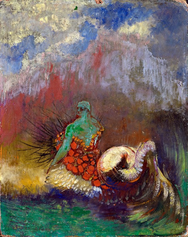 Siren by Odilon Redon