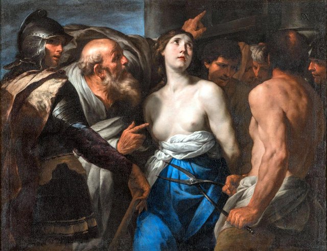 Martyrdom of St Agatha by Andrea Vaccaro