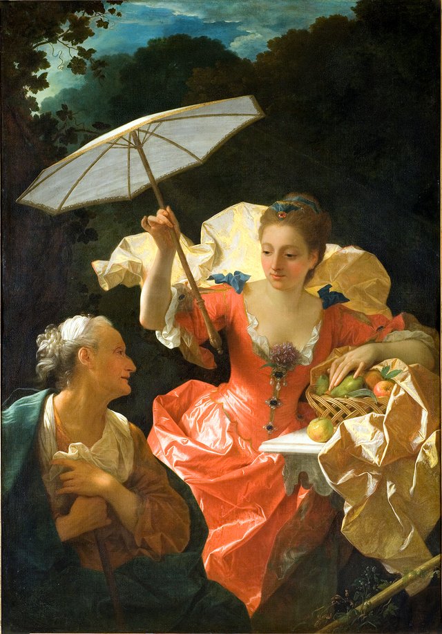 Vertumne and Pomona by Jean Ranc