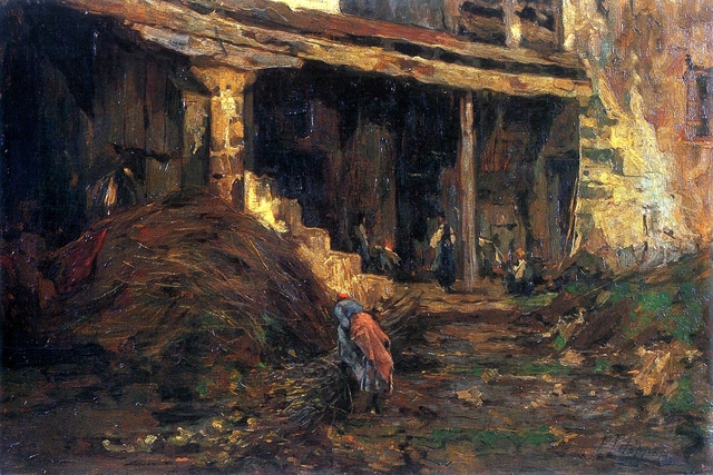 Rustic Courtyard by Francesco Filippini