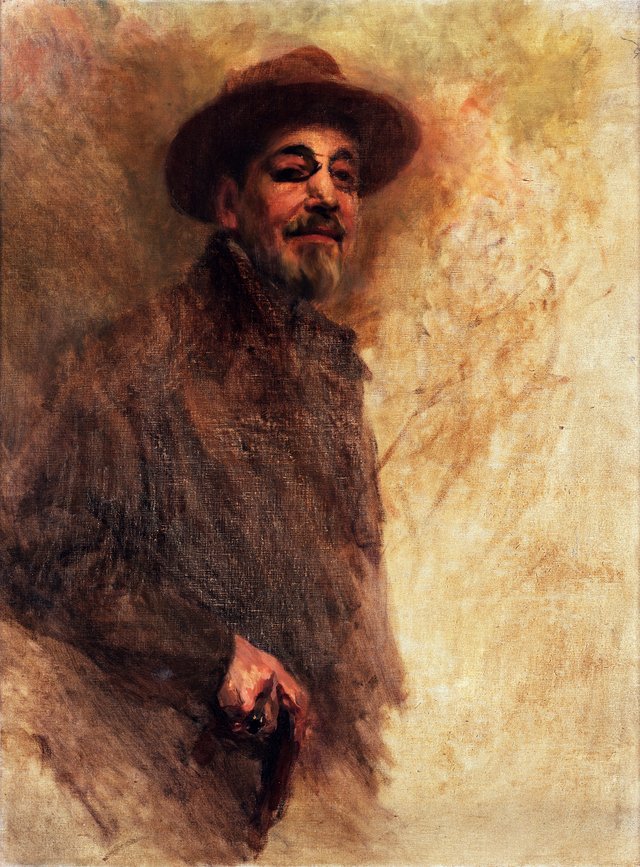 Self-portrait by Columbano Bordalo Pinheiro