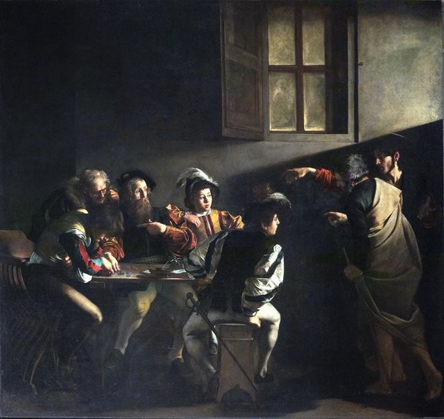 The Calling of Saint Matthew by Caravaggio