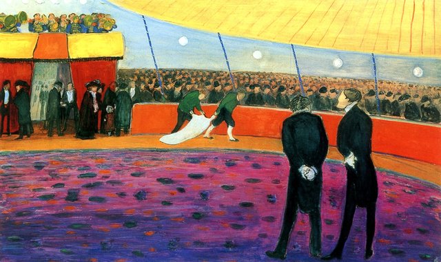 Circus (Before the Performance) by Marianne von Werefkin