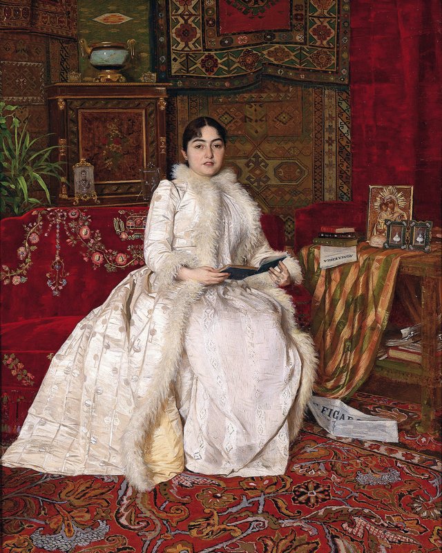 Queen Natalie of Serbia by Uroš Predić
